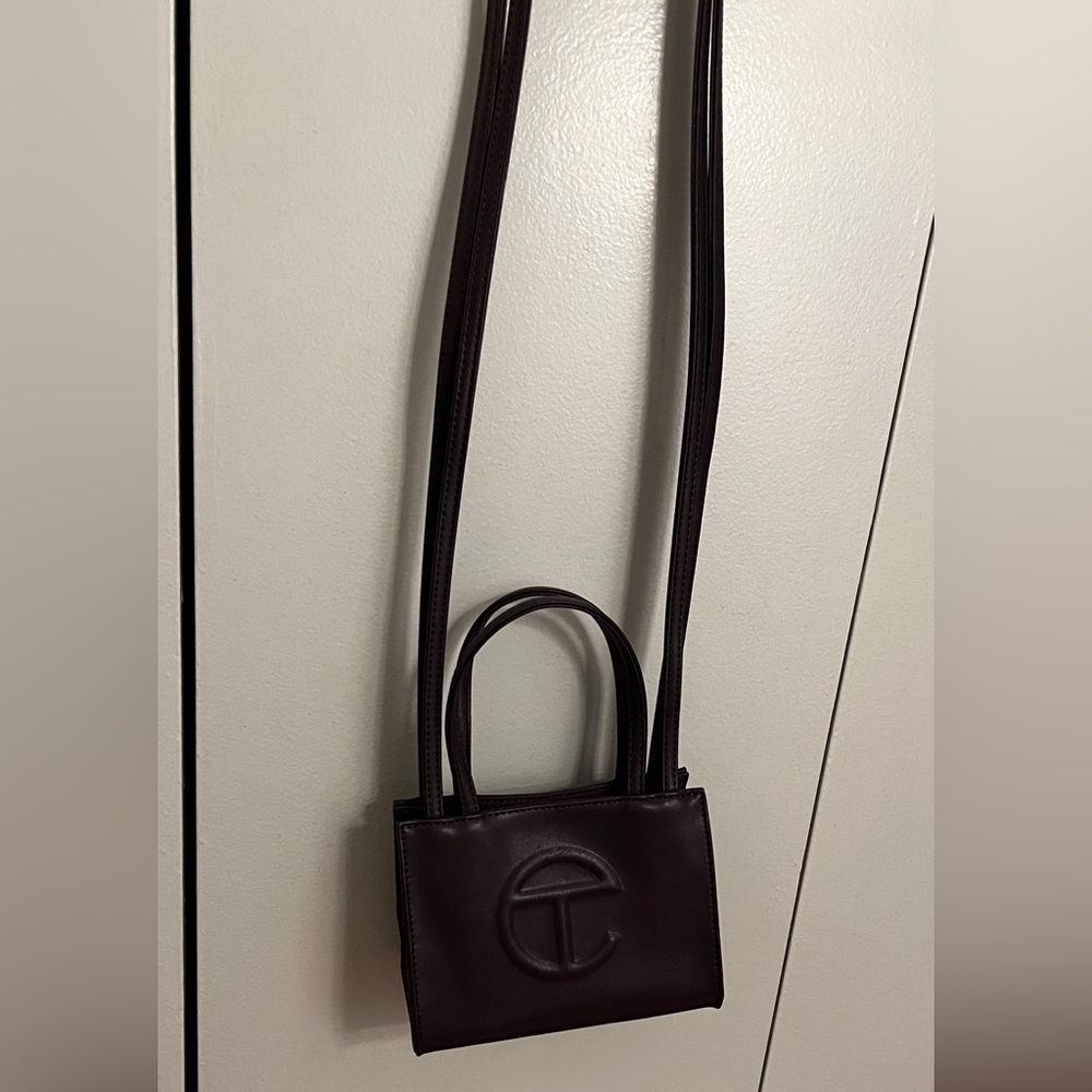 Telfar Mini Shopping Bag Eggplant